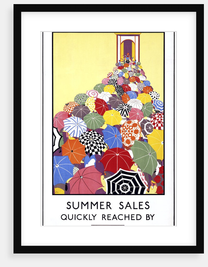 London Underground poster by Anonymous