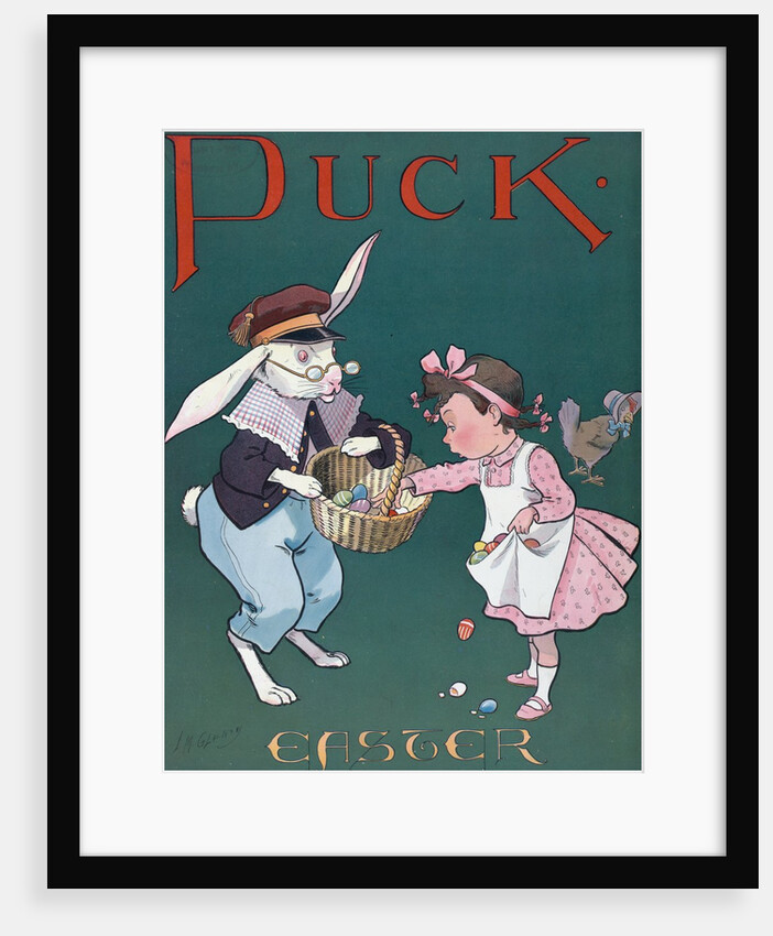 Cover of Puck magazine Easter issue by Anonymous