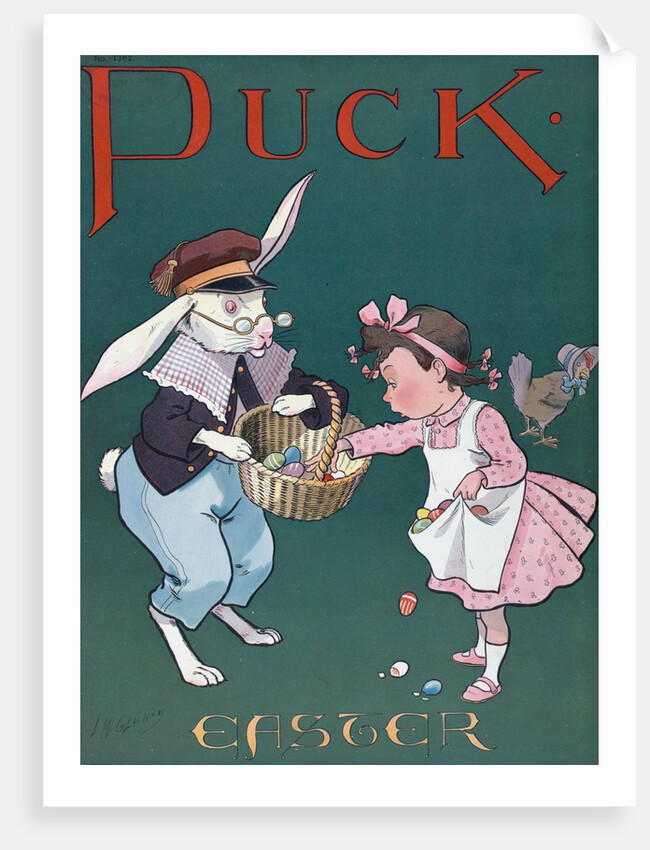 Cover of Puck magazine Easter issue by Anonymous