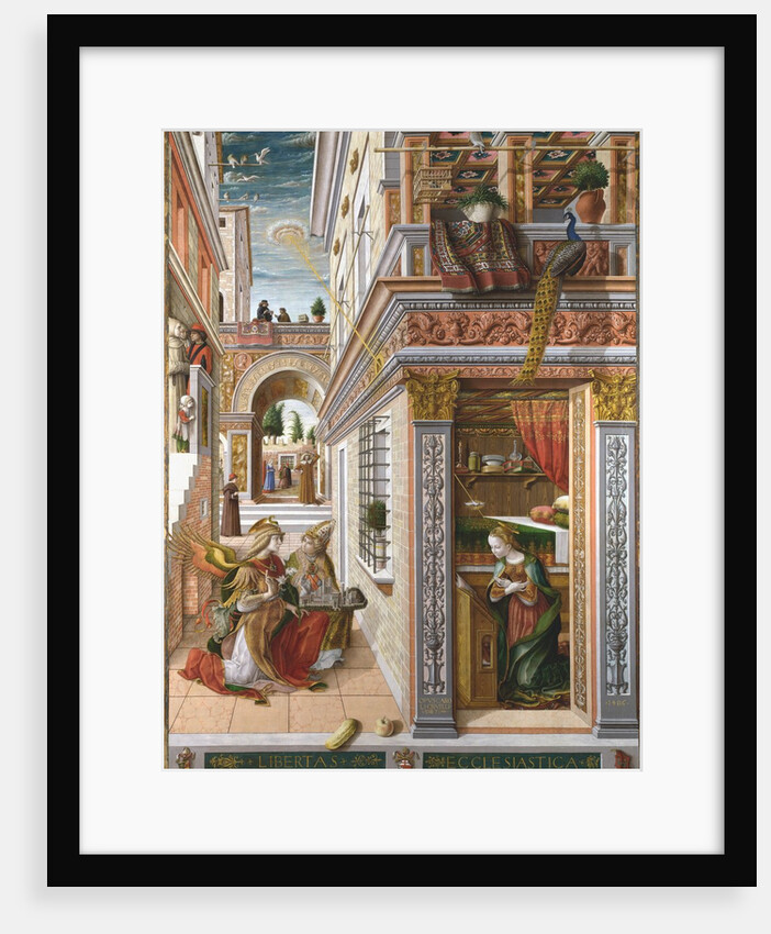 The Annunciation with Saint Emidius by Carlo Crivelli