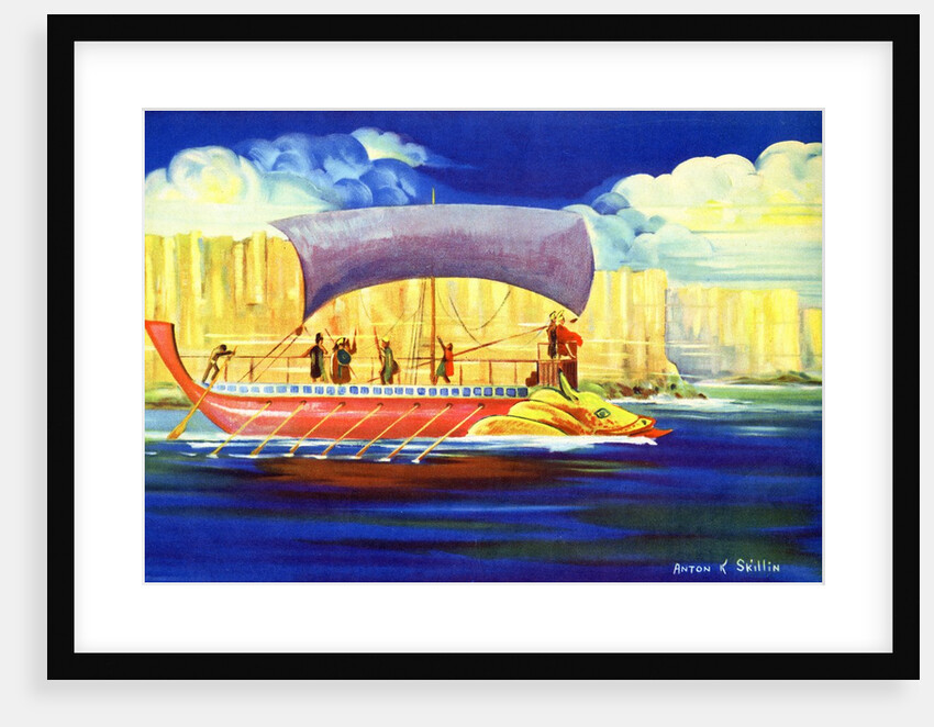 Galley Ship of Ancient Greece by Anonymous