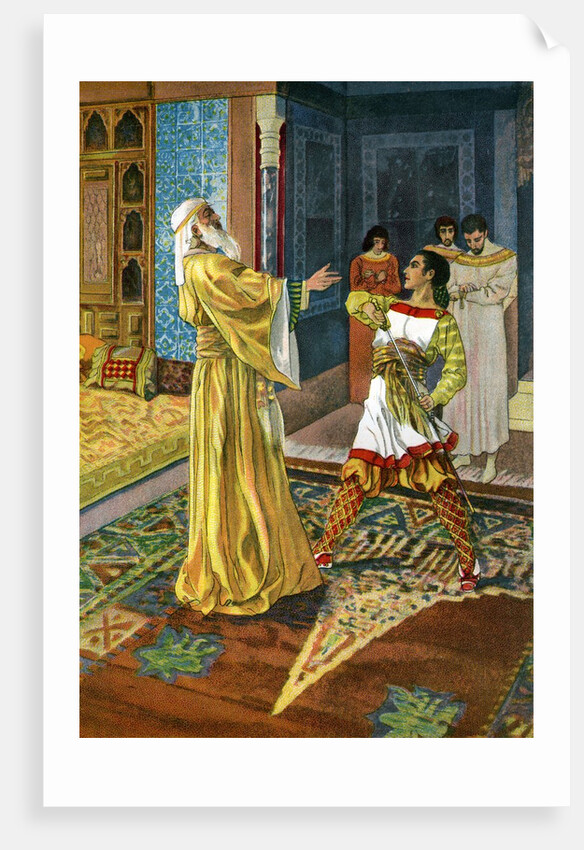 El Cid avenging the death of his father by Anonymous