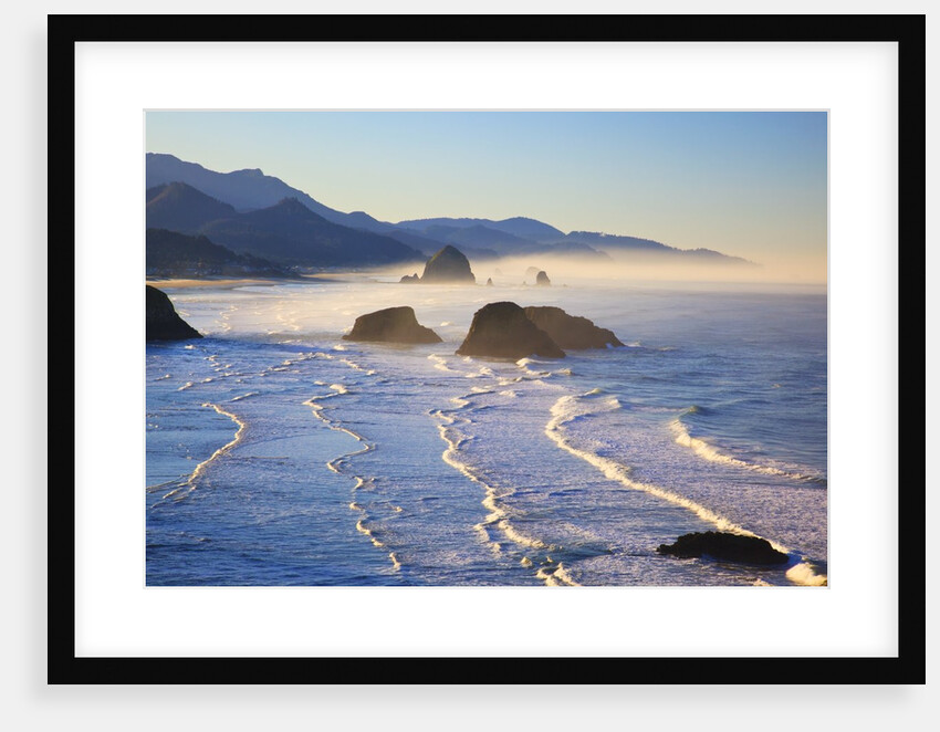 Haystack Rock from Ecola State Park, Oregon Coast. by Anonymous
