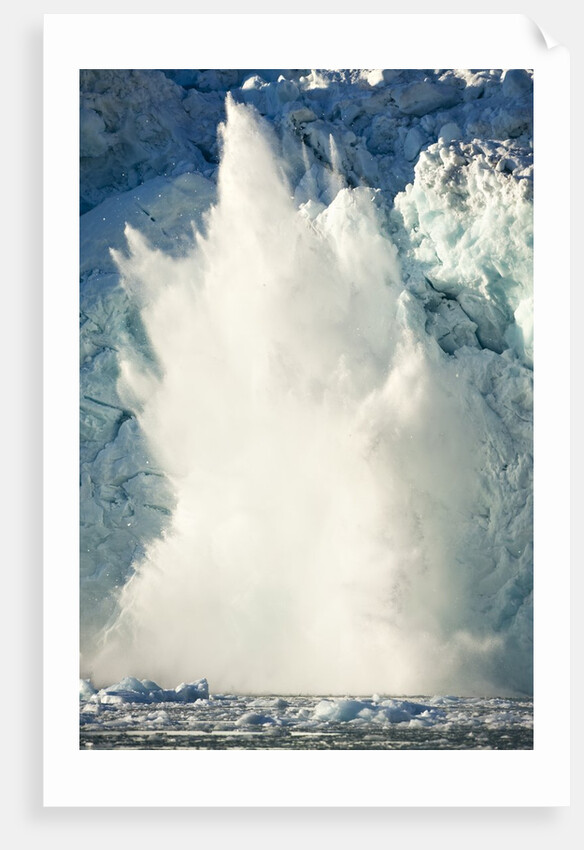 Calving Arctic Glacier, Svalbard by Anonymous