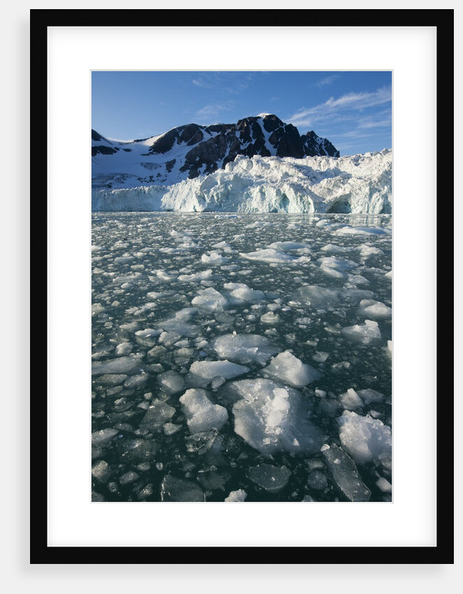 Calving Arctic Glacier, Svalbard by Anonymous