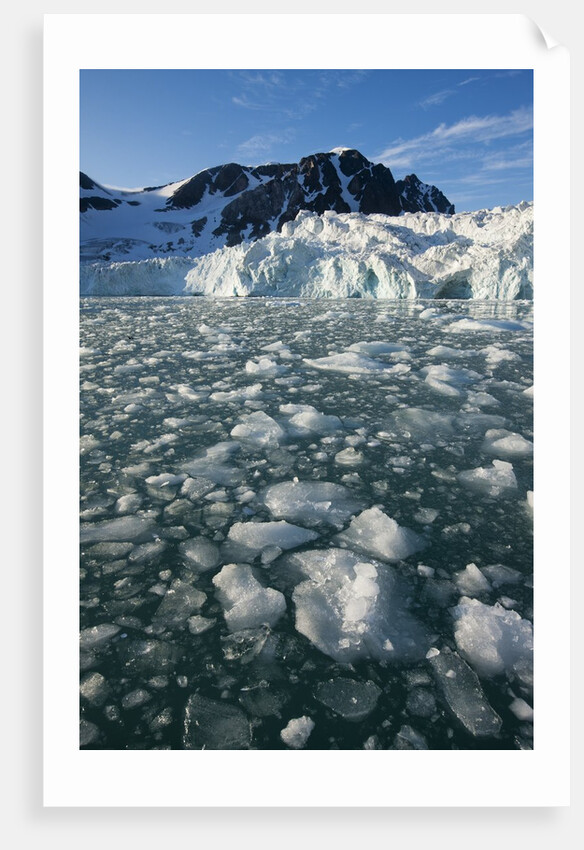 Calving Arctic Glacier, Svalbard by Anonymous