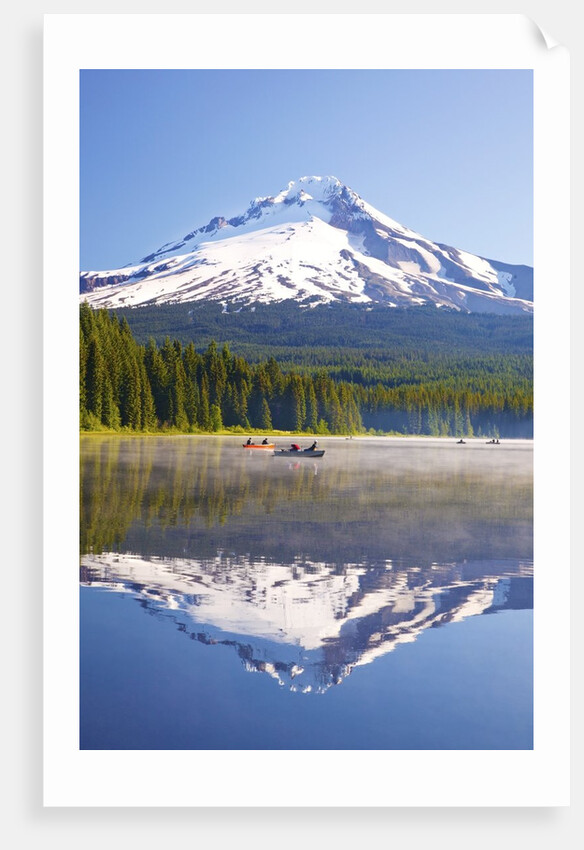 Reflection in Trillium Lake, Mt. Hood, Oregon Cascades. Pacific Northwest by Anonymous