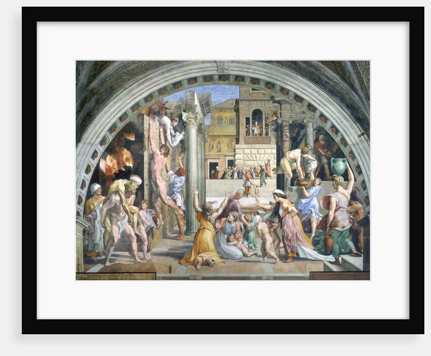Fire in the Borgo by Raphael