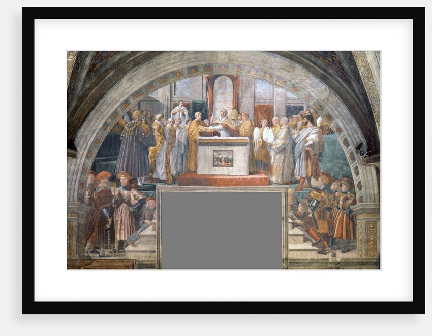 Oath of Pope Leo III by Raphael