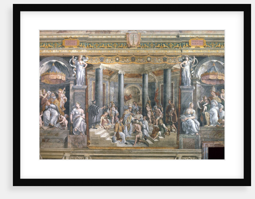 Baptism of Constantine by Raphael
