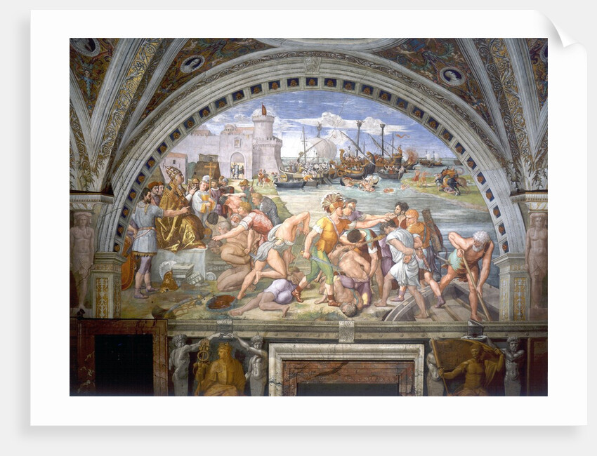 The Battle of Ostia by Raphael