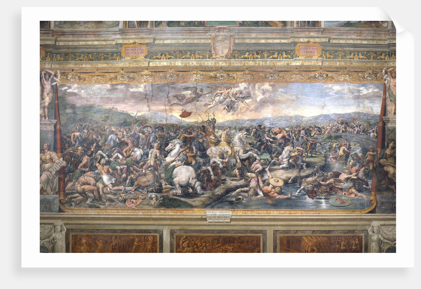 Constantine's Battle at the Milvian Bridge by Raphael