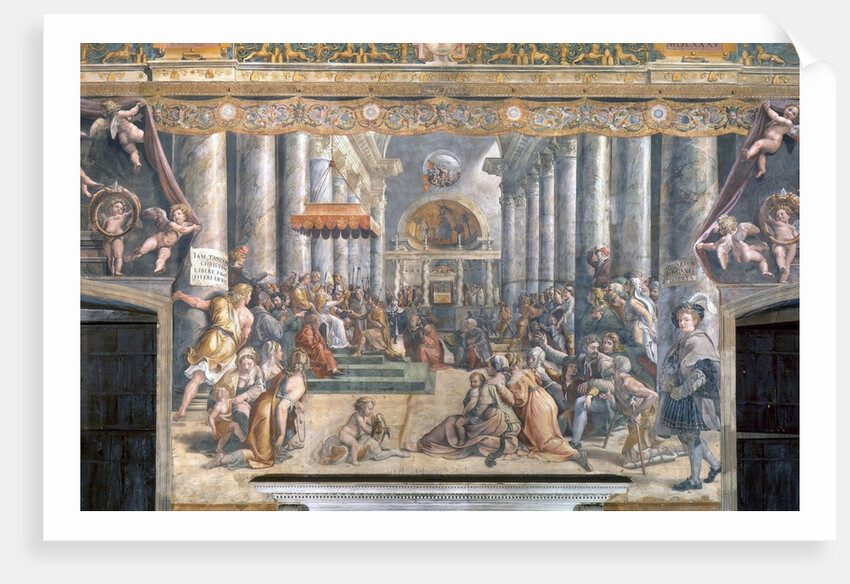 The Donation of Constantine by Raphael