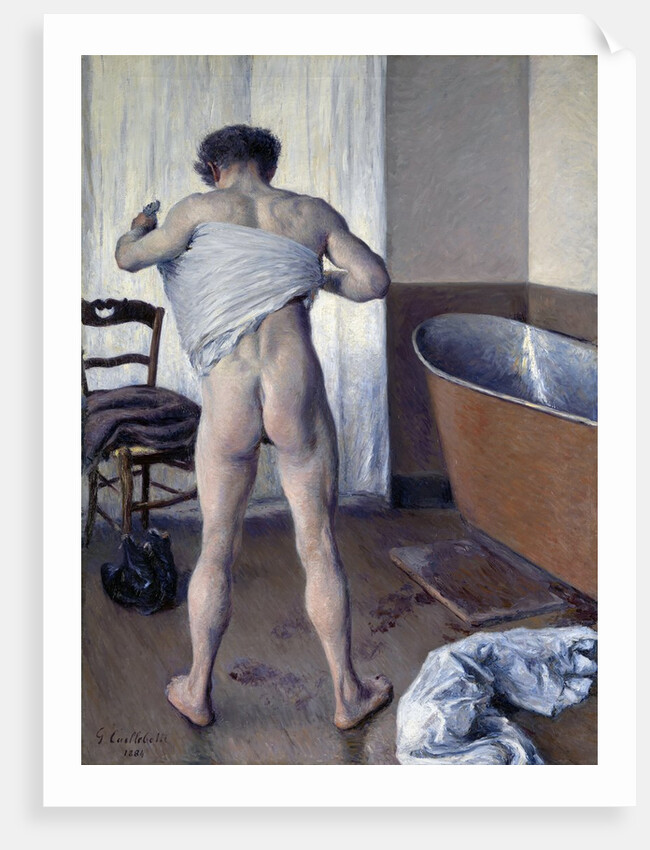 Man at His Bath by Gustave Caillebotte
