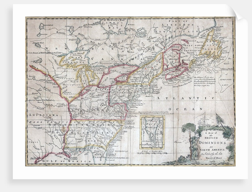 Map of the British Dominions in North America by Anonymous