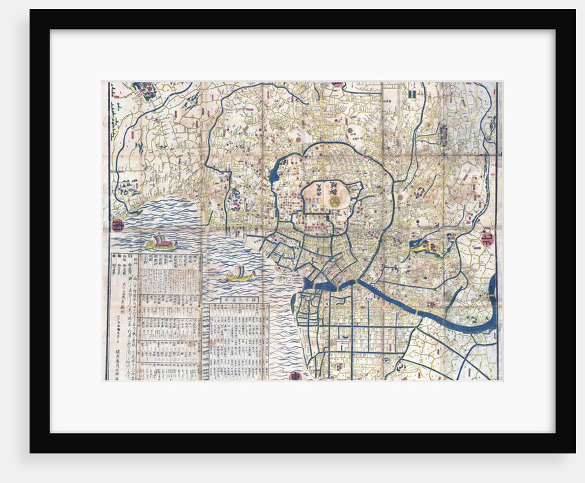 Map of Edo by Anonymous