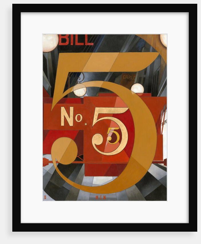 I Saw the Figure 5 in Gold by Charles Demuth