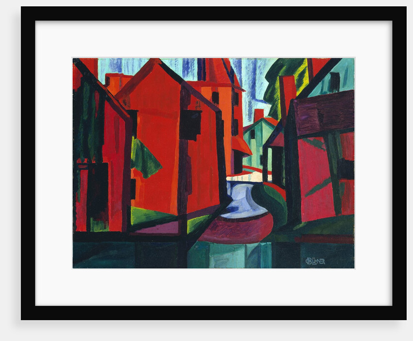 Little Falls, New Jersey by Oscar Bluemner