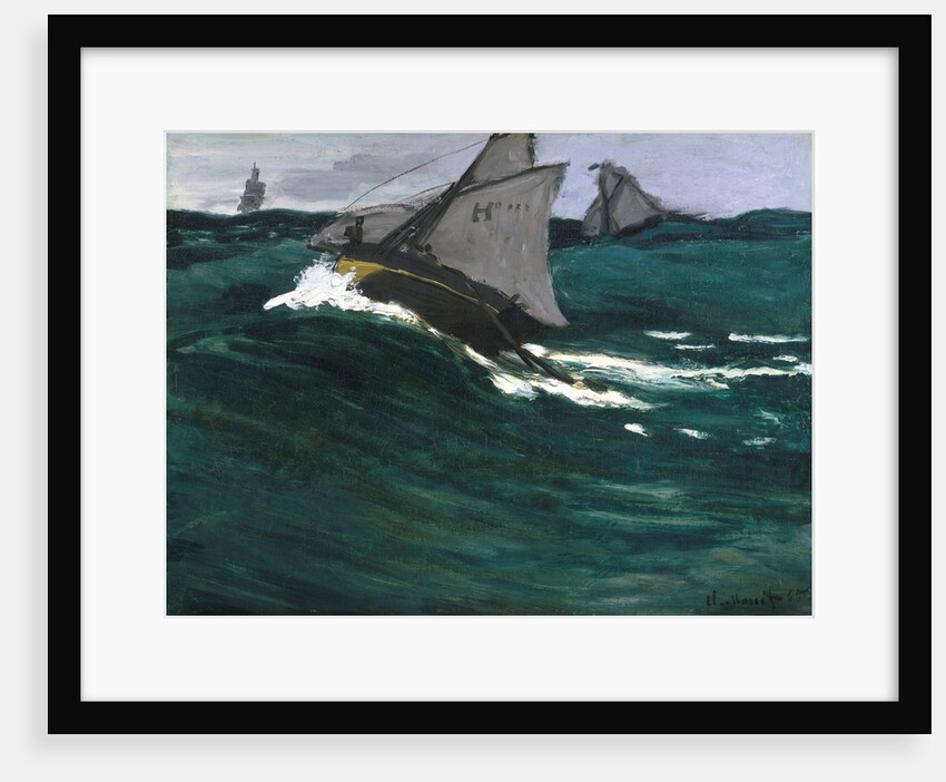 The Green Wave by Claude Monet