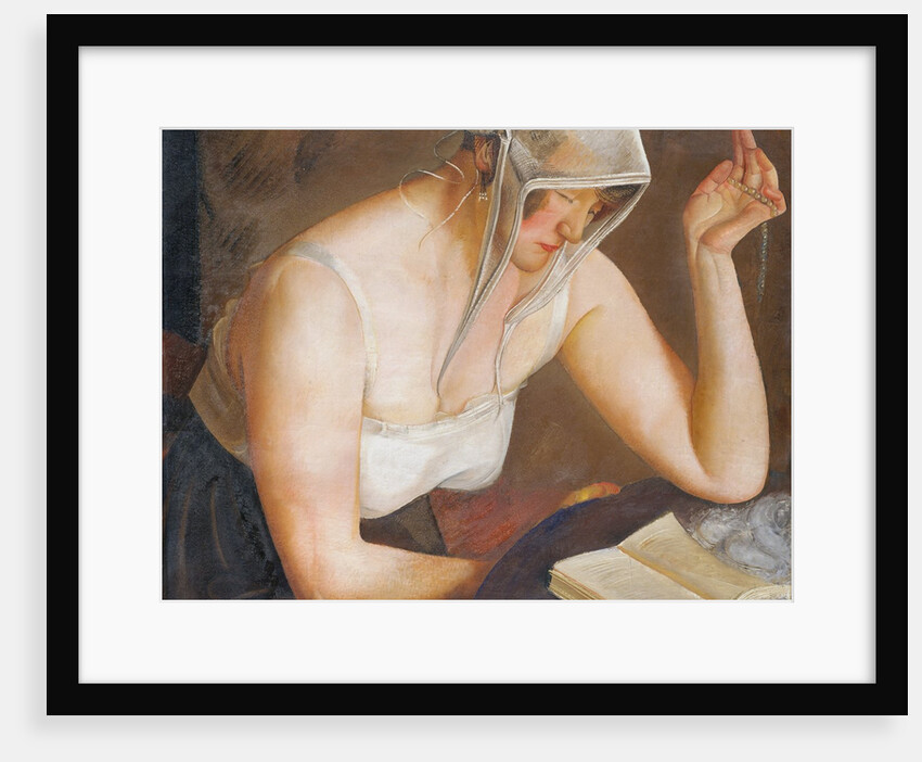 Woman Reading by Boris Grigoriev