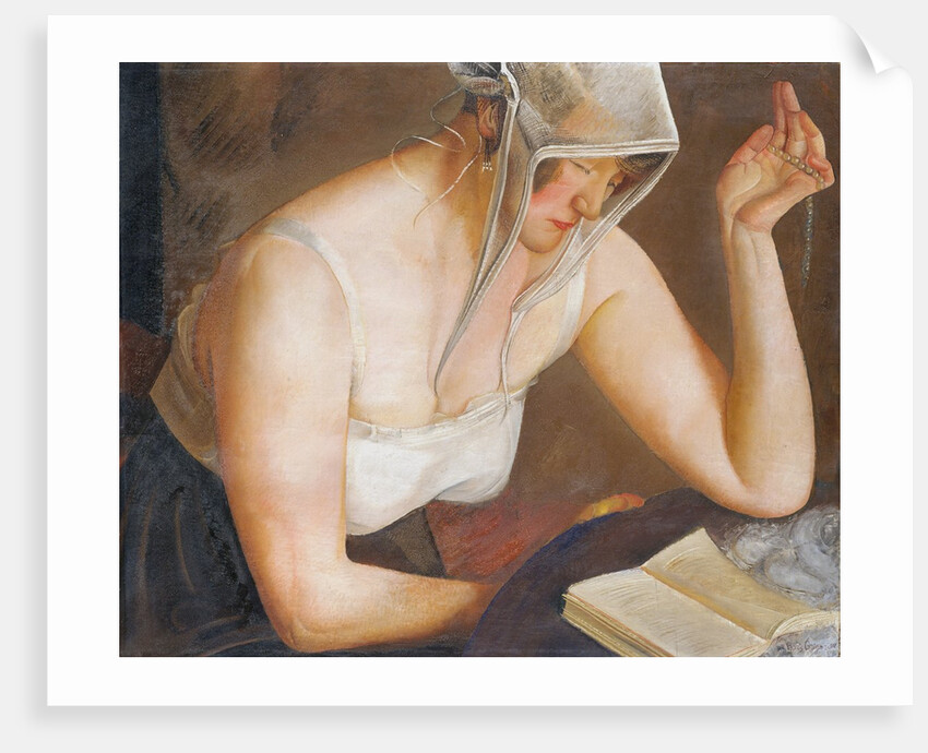 Woman Reading by Boris Grigoriev
