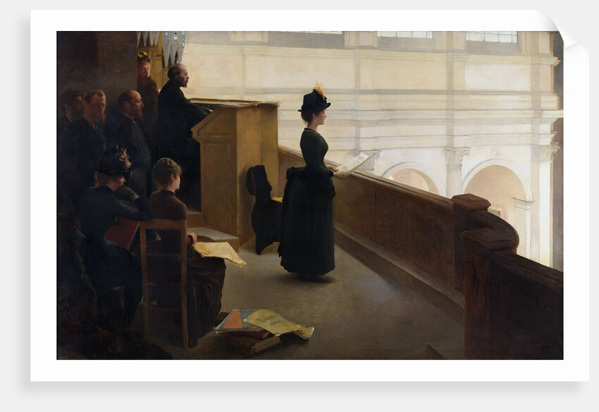 The Organ Rehearsal by Henry Lerolle