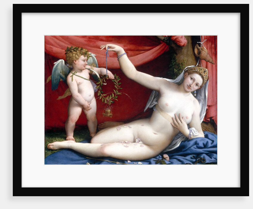 Venus and Cupid by Lorenzo Lotto