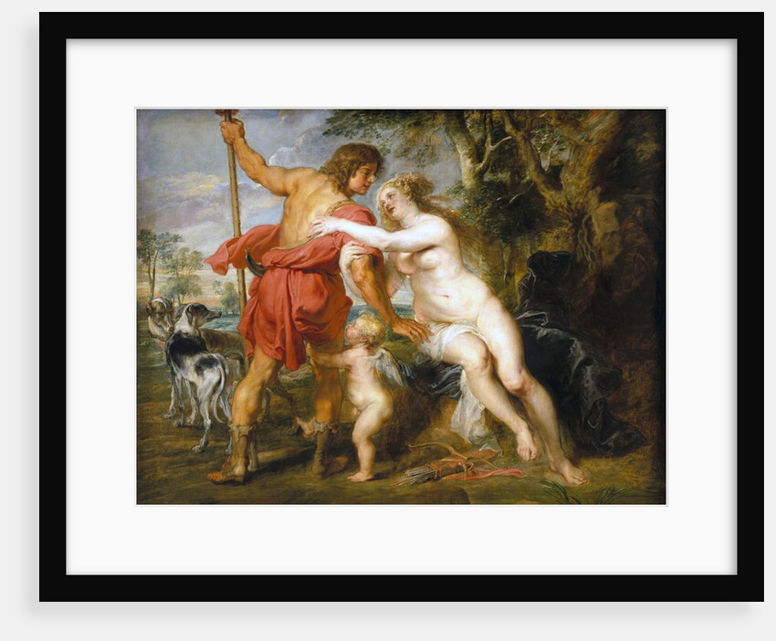 Venus and Adonis by Peter Paul Rubens