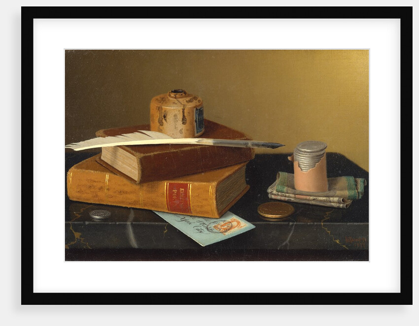 The Banker's Table by William Michael Harnett