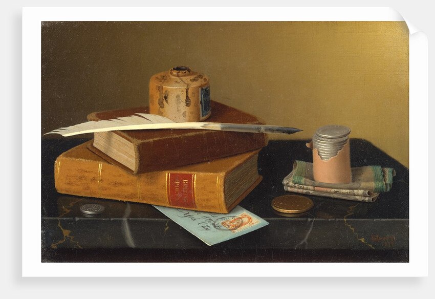 The Banker's Table by William Michael Harnett