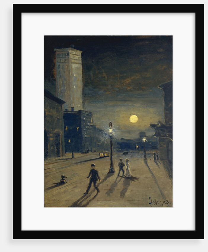 New York at Night by Louis Michel Eilshemius