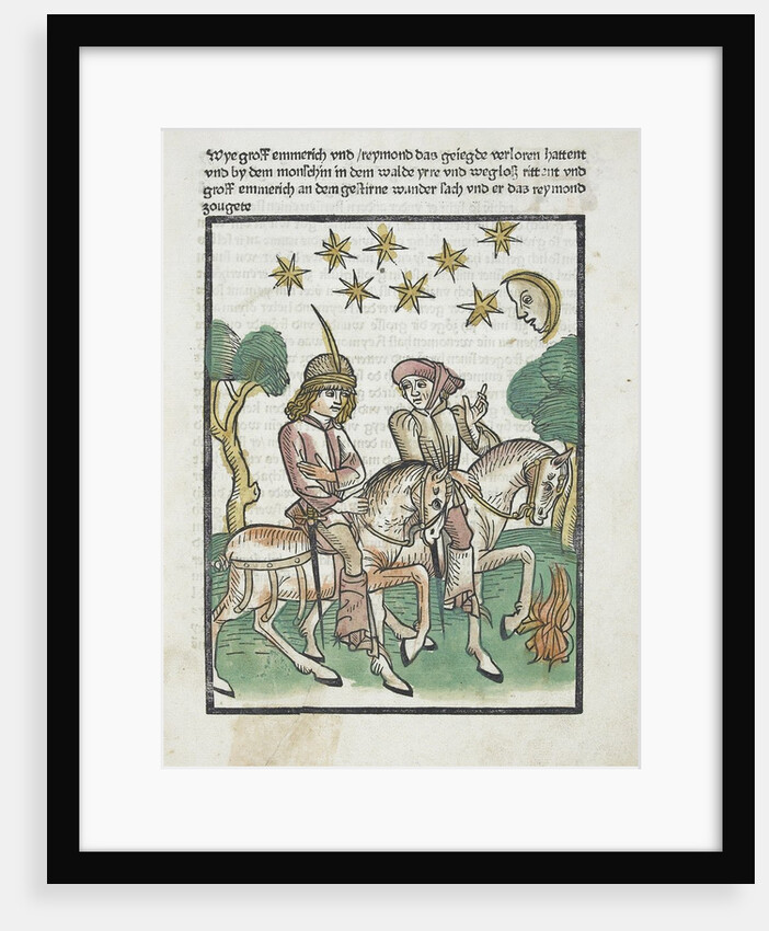 Woodcut illustration from Medieval book by Anonymous