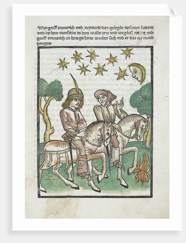 Woodcut illustration from Medieval book by Anonymous