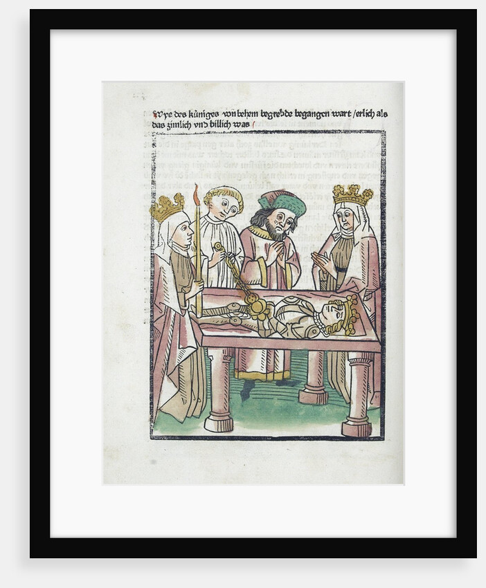 Woodcut illustration from Medieval book by Anonymous