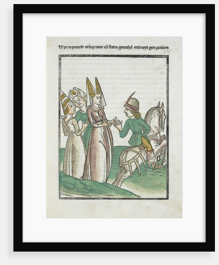 Woodcut illustration from Medieval book by Anonymous