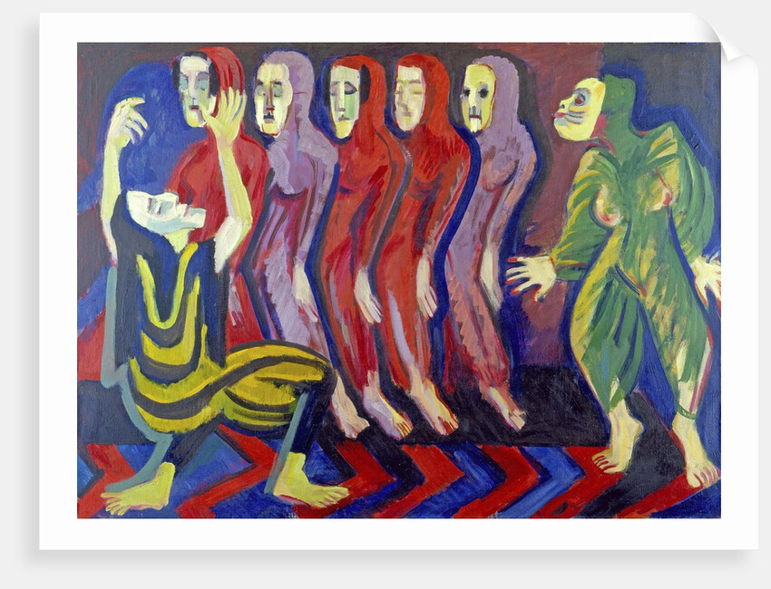 Death Dance of Mary Wigman by Ernst Ludwig Kirchner