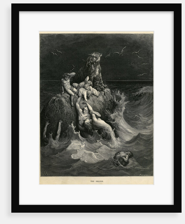The Deluge or Noah's Ark by Gustave Dore
