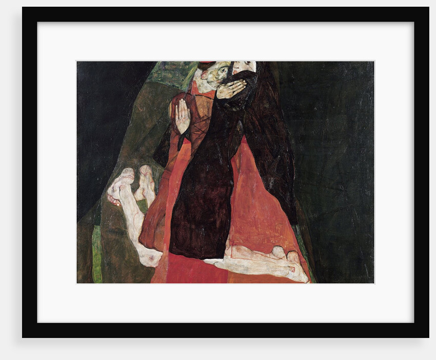 Cardinal and Nun (Tenderness) by Egon Schiele