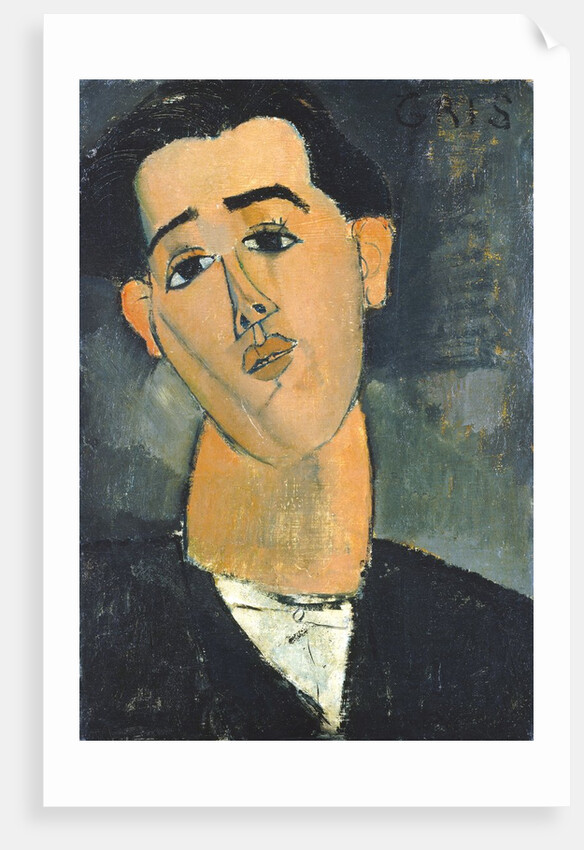 Portrait of Juan Gris by Amedeo Modigliani