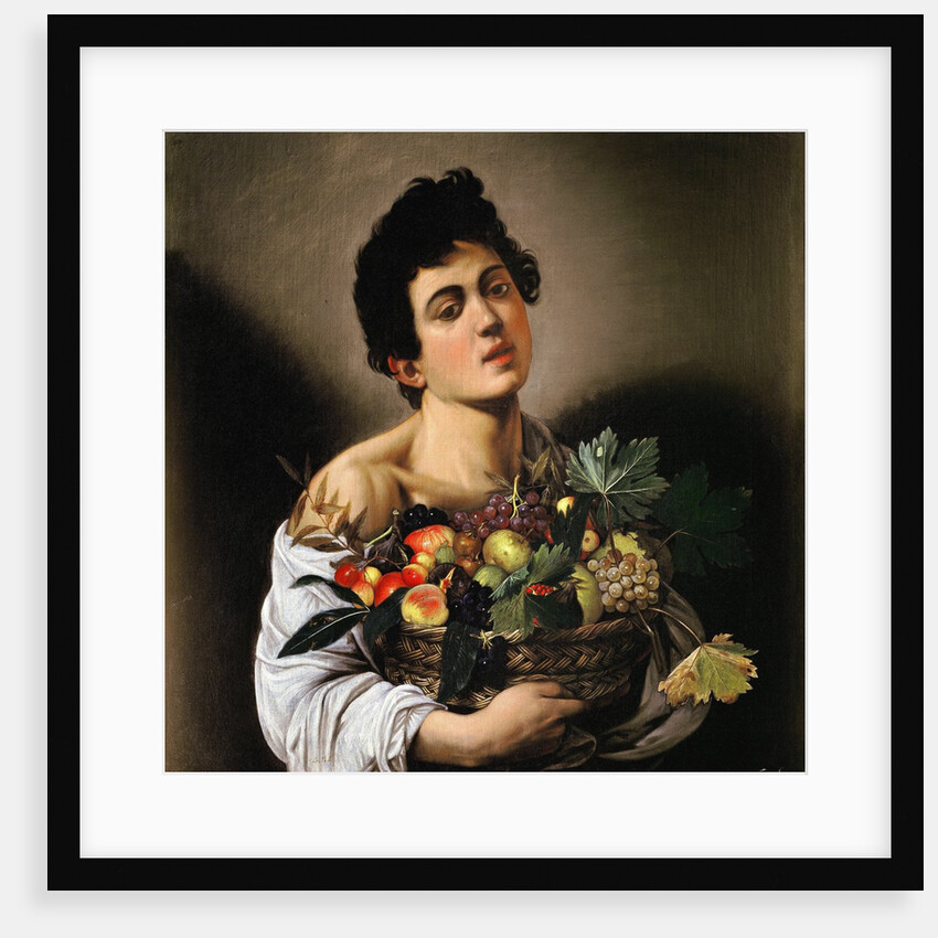 Boy with Basket of Fruit by Caravaggio