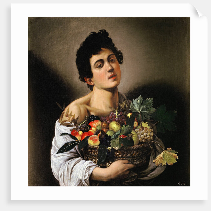 Boy with Basket of Fruit by Caravaggio
