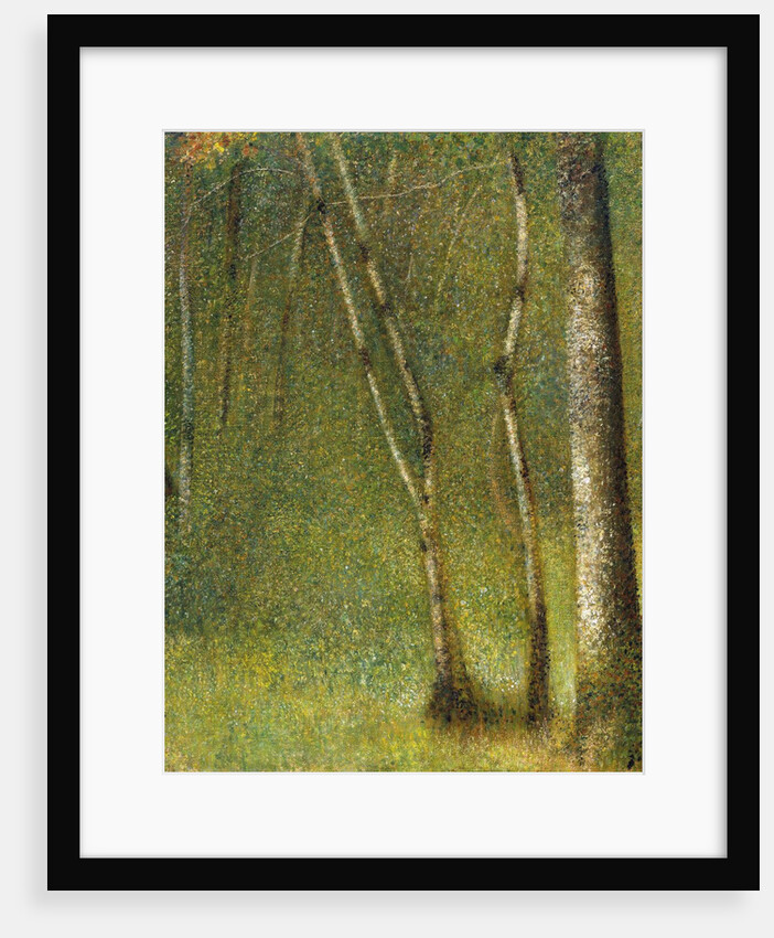 The Forest at Pontaubert by Georges Seurat