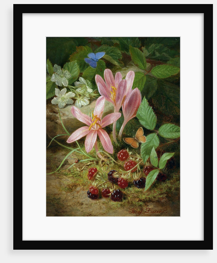 Autumn Flower with Blackberries by Josef Lauer