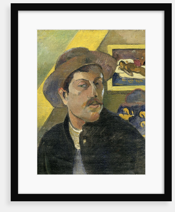 Self-Portrait with Manao Tupapau by Paul Gauguin