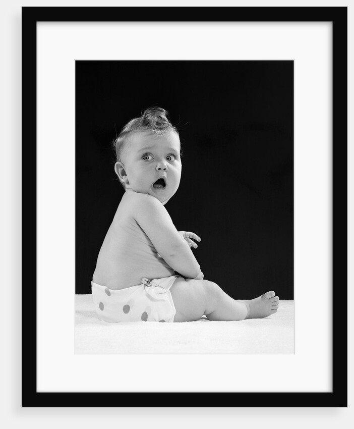 1950s baby surprised by Anonymous