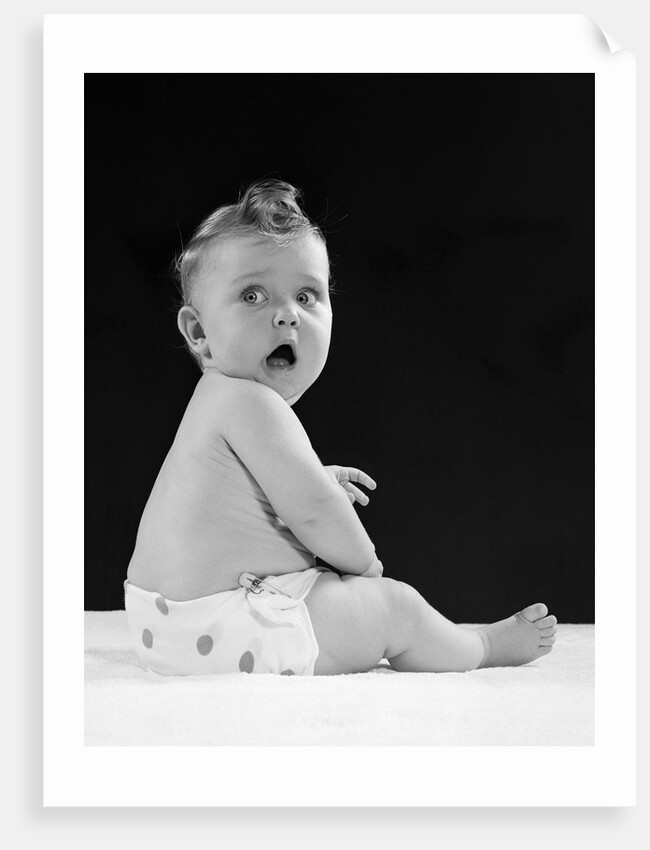 1950s baby surprised by Anonymous