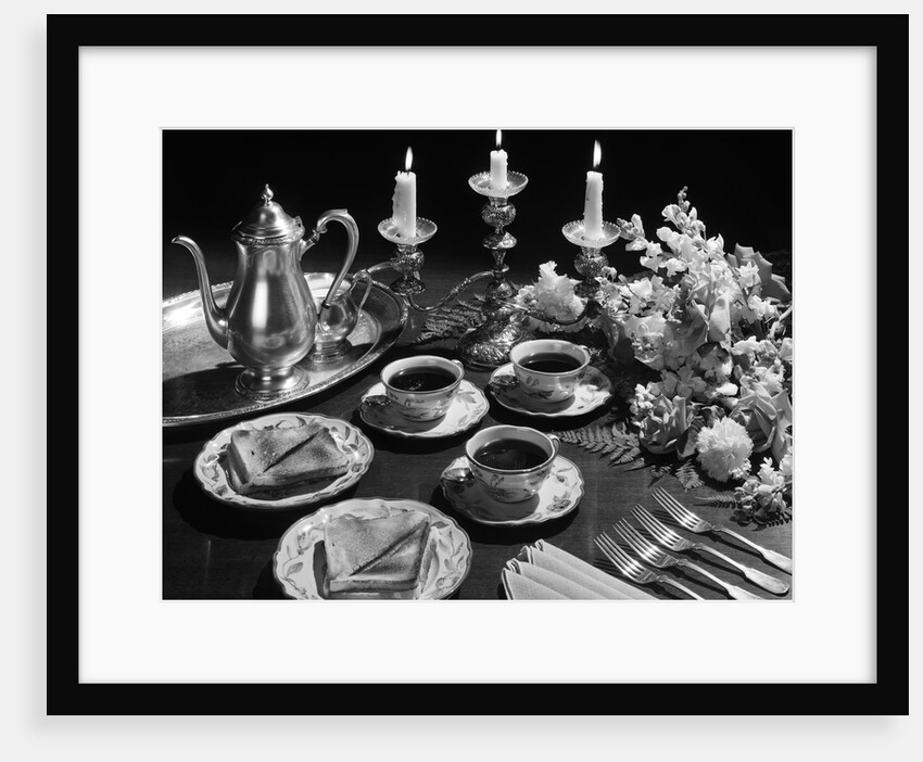 1950s sandwiches soup candles by Anonymous