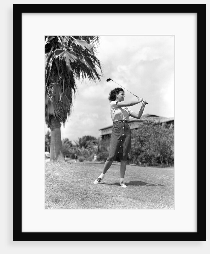 1930s woman golfer miami florida usa by Anonymous