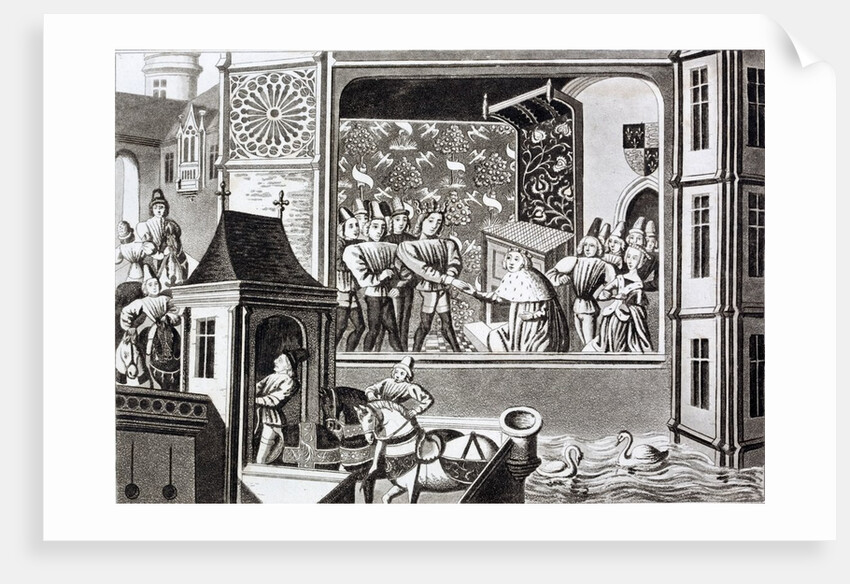 King Richard pays a visit to his uncle the Duke of Gloucester by Anonymous