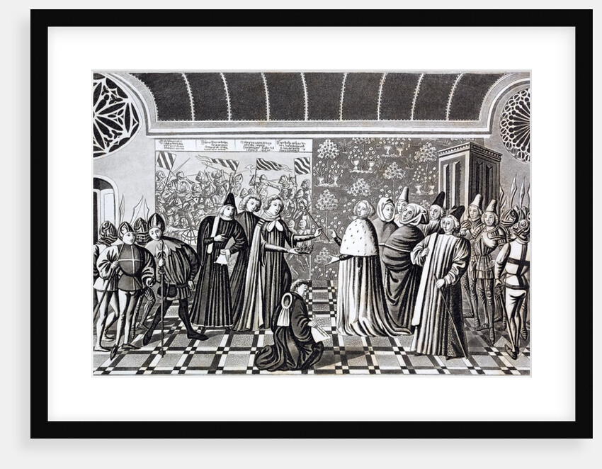 King Richard resigns his crown and Kingdom to the Duke of Lancaster by Anonymous